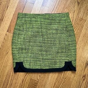 J.Crew Tweed Metallic Mini Skirt